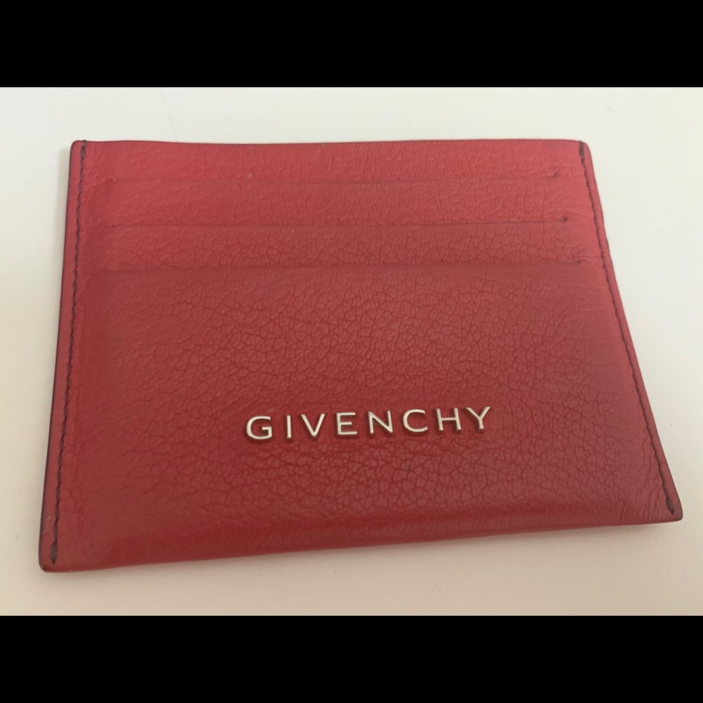 Givenchy card wallet pink authentic